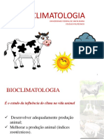 Aula 03 - BIOCLIMATOLOGIA