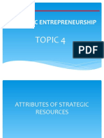 Strategic Resources for Entrepreneurial Success