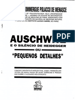 Auschwitz e o Silencio de Heidegger Ou Pequenos Detalhes