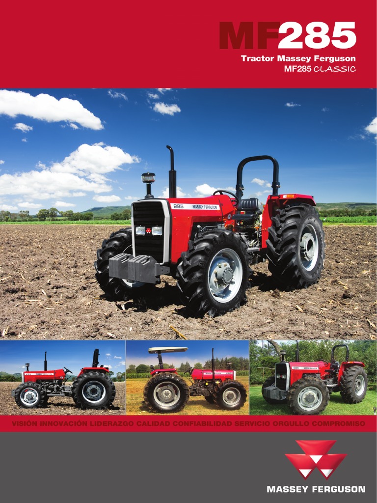 Ficha Técnica Massey Ferguson 285 Classic | PDF | Transmisión (Mecánica ...