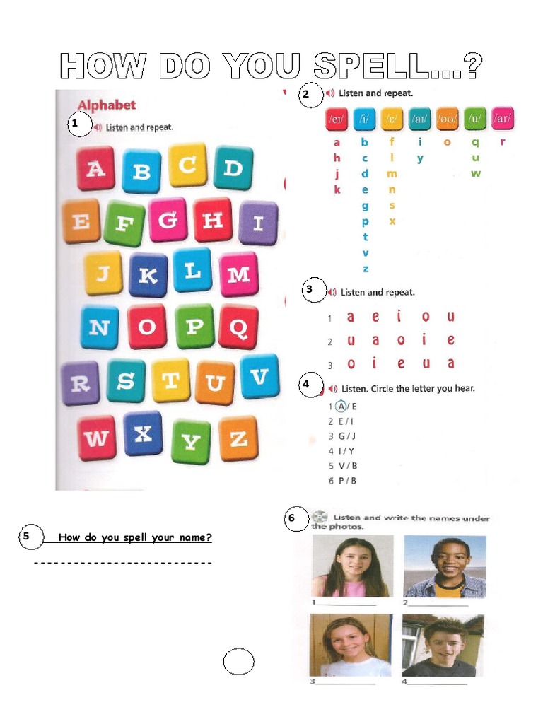 How Do You Spell Your Name? | PDF | Language Arts & Discipline