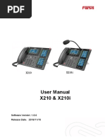 X210 Enterprise IP Phone-X210 User Manual