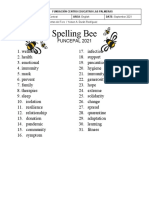 Spelling Bee Bachillerato