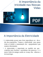 Importância da eletricidade