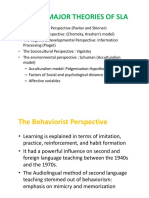 0.7 PART 7 - Major Theories of SLA