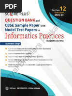 XII - Score Plus IP Question Bank Class 12