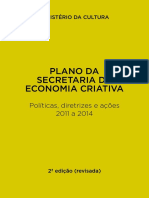 Livro Plano Secretaria Economia Criativa