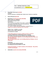 Individual Business Plan - Written Initial Plan (10%) Suggested Structure and Format (About 150-200 Words)