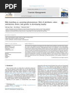 Bike Tourism Perceived Value, Customer Satisfaction N Loyalty