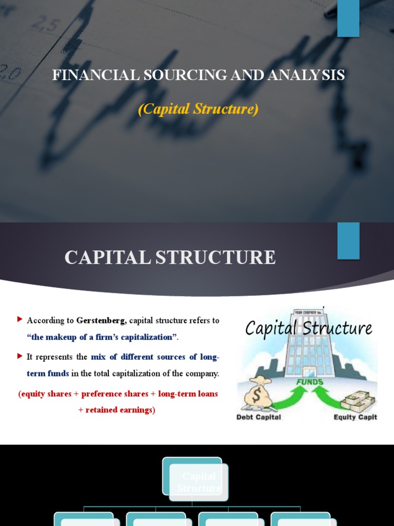 Financial Sourcing and Analysis (Capital Structure) PDF Capital