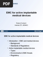 EMC For Implantable Medical Devices