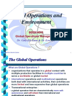 Global Operations and Environment