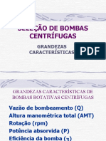 Escolha de bombas centrífugas para irrigação e abastecimento