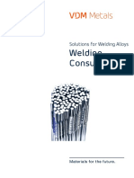 VDM Metals Welding Consumables Catalog