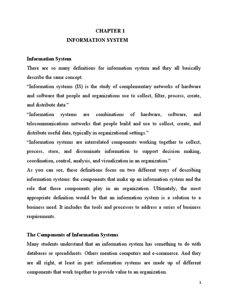 MIS Improved | PDF | Information System | Management Information System