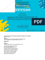 Certificamos Que: Izaul de Souza Tadeu