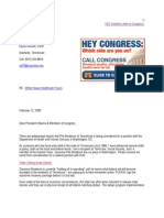 Another Letter to Congress