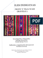 Textiles Indigenas Sauce Mayu y Teja Was