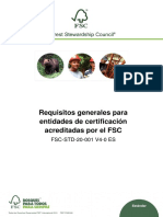 FSC-STD-20-001 V4-0 ES Requisitos Generales para Entidades de Certificacion Acreditadas