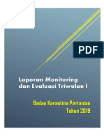 MONITORING TRIWULAN I