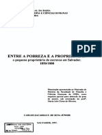 Entre A Pobreza e A Propriedade Final