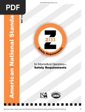 Ansi Z133 | PDF | Occupational Safety And Health Administration