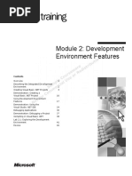 Module 2: Development Environment Features