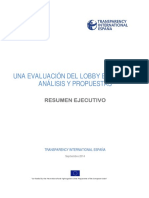 Resumen Ejecutivo Lobby España