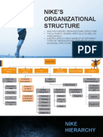 Nike - Organizational Structure