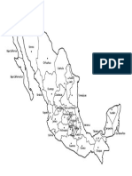 Mapa de La Republica Mexicana Con Nombres para Imprimir