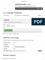 CSS Display Property