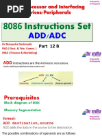 Microprocessor and Interfacing Devices/Peripherals: 8086 Instructions Set