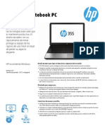 HP 355 G2 Notebook PC Datasheet