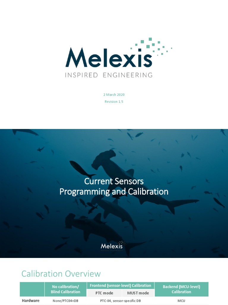 Current Sensors Calibration Application Note Melexis PDF