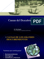 Causas Del Descubrimiento