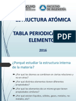 Estructura Atomica y Tabla Periodica 2016ok