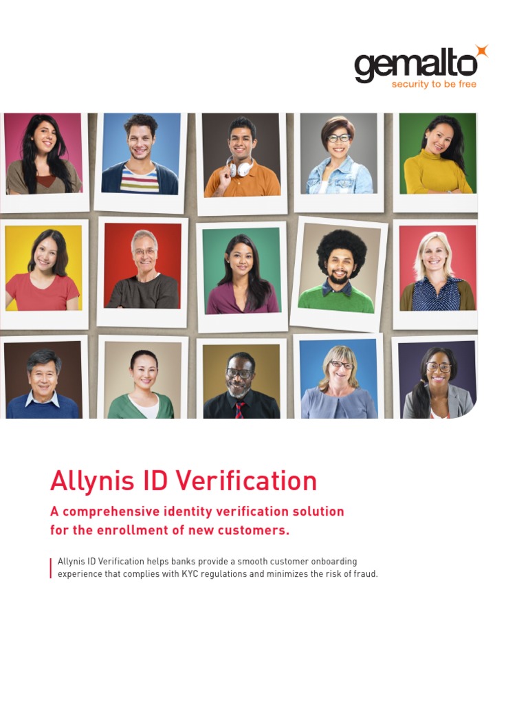 Brochure ID Verification Banks | PDF | Authentication | Identity Document