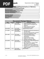 AUTOSAR SRS MemoryServices