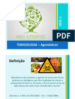 Toxicologia Dos Agrotóxicos