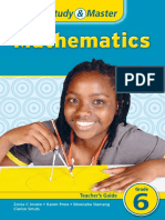 Study Master Mathematics Grade 6 Teacher S Guide
