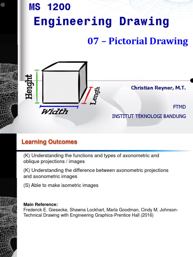 Pictorial Drawing Pdf | Design Handbook: Engineering Drawing and ...