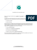 Countable and Uncountable Nouns