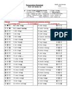 Pronunciation Worksheet Final - Ed: (T) (D) (/D)