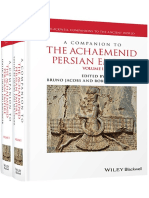 A Companion To The Achaemenid Persian Empire, 2 Volume Set (2021, Wiley-Blackwell)