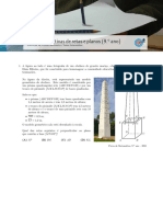 Posições relativas de retas e planos em objetos geométricos