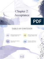 Chapter 2 Acceptance