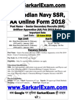 Join Indian Navy SSR AA Online Form 2018 Watermark