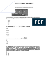 Atividades Para a Olimpiada de Matematica 2005