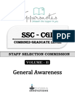 SSC - CGL: General Awareness