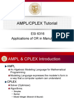 AMPL/CPLEX Tutorial for Solving Transportation Problems